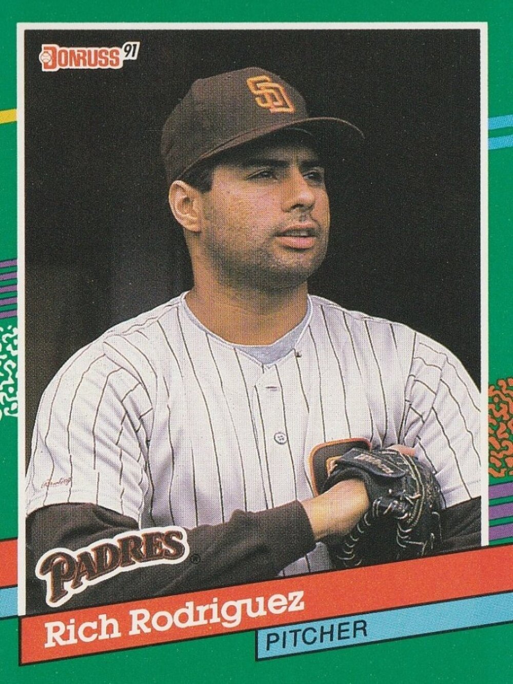 Rich Rodriguez - Donruss 91 Baseball Card